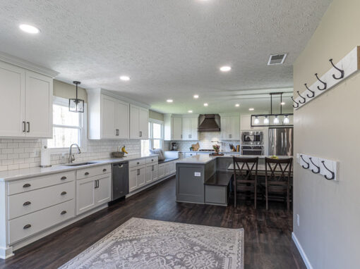 Expanded Contemporary Kitchen with Half Bath in Litchfield