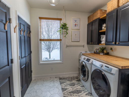 Who we are 3 Stunning Contemporary Laundry and Mudroom Additon in Hinckley