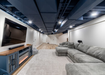 Basement with Movie Theater & Gym in Medina