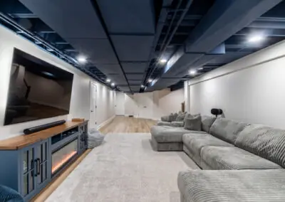 Basement with Movie Theater & Gym in Medina