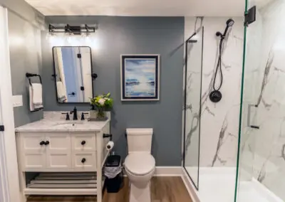 Full Basement Bathroom Renovation in Medina