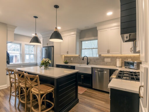 Who we are 43 Stunning Black & White Custom Kitchen in University Hights