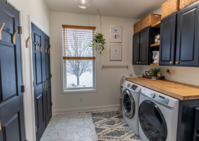Light & Bright Laundry & Mudroom in Hinckley