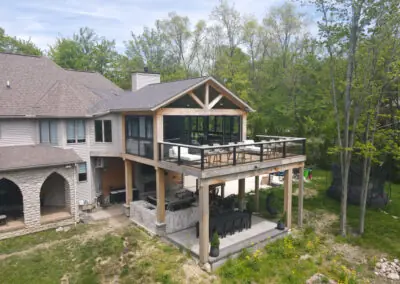 Indoor Outdoor Living with Custom Exterior in Brunswick