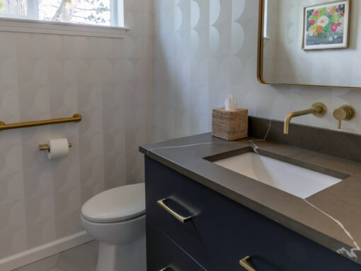 Who we are 31 Modern Day Powder Room with Custom Touches in Strongsville