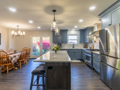 Whole House Renovation with Garage Conversions to Livable Spaces & Garage Addition in Chardon