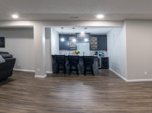 Fully Finished Basement in Twinsburg
