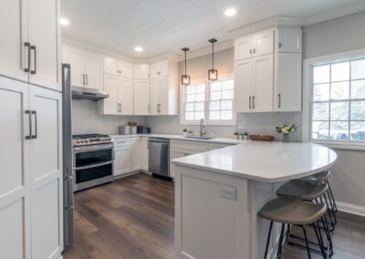 Classic, White Kitchen in Akron